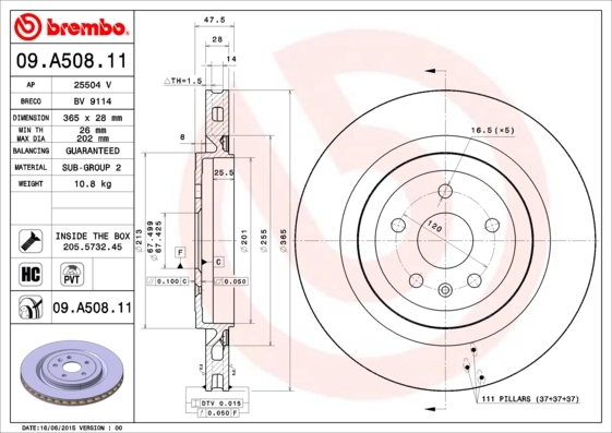 09A50811 Brembo