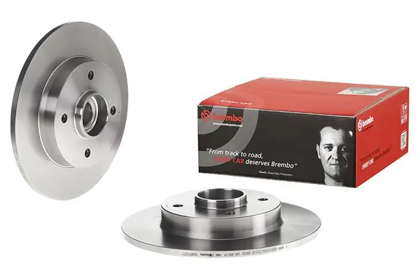 08951227 Brembo Disco do freio traseiro