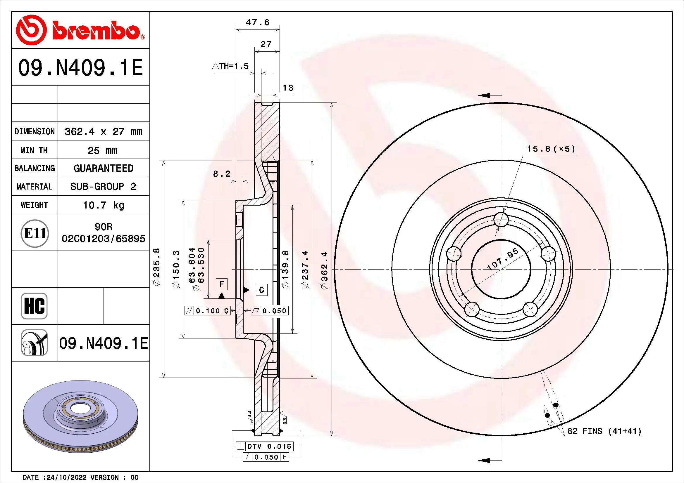 KT08026 Brembo