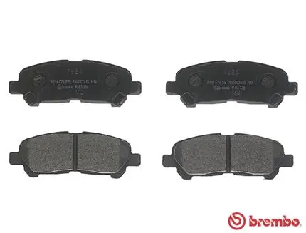 P83138 Brembo Sapatas do freio traseiras de disco