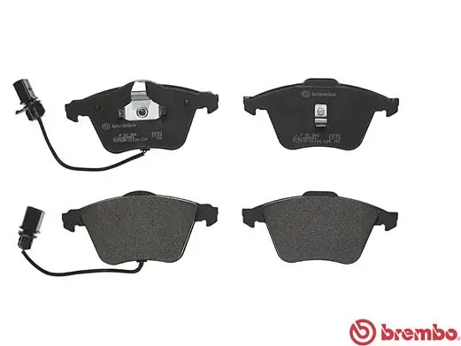 P85056 Brembo Sapatas do freio dianteiras de disco