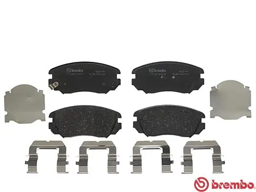 P59054 Brembo Sapatas do freio dianteiras de disco