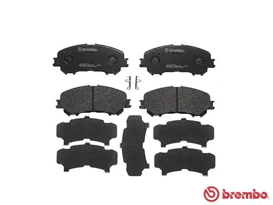 P56099 Brembo Sapatas do freio dianteiras de disco