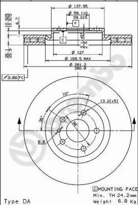 09518010 Brembo