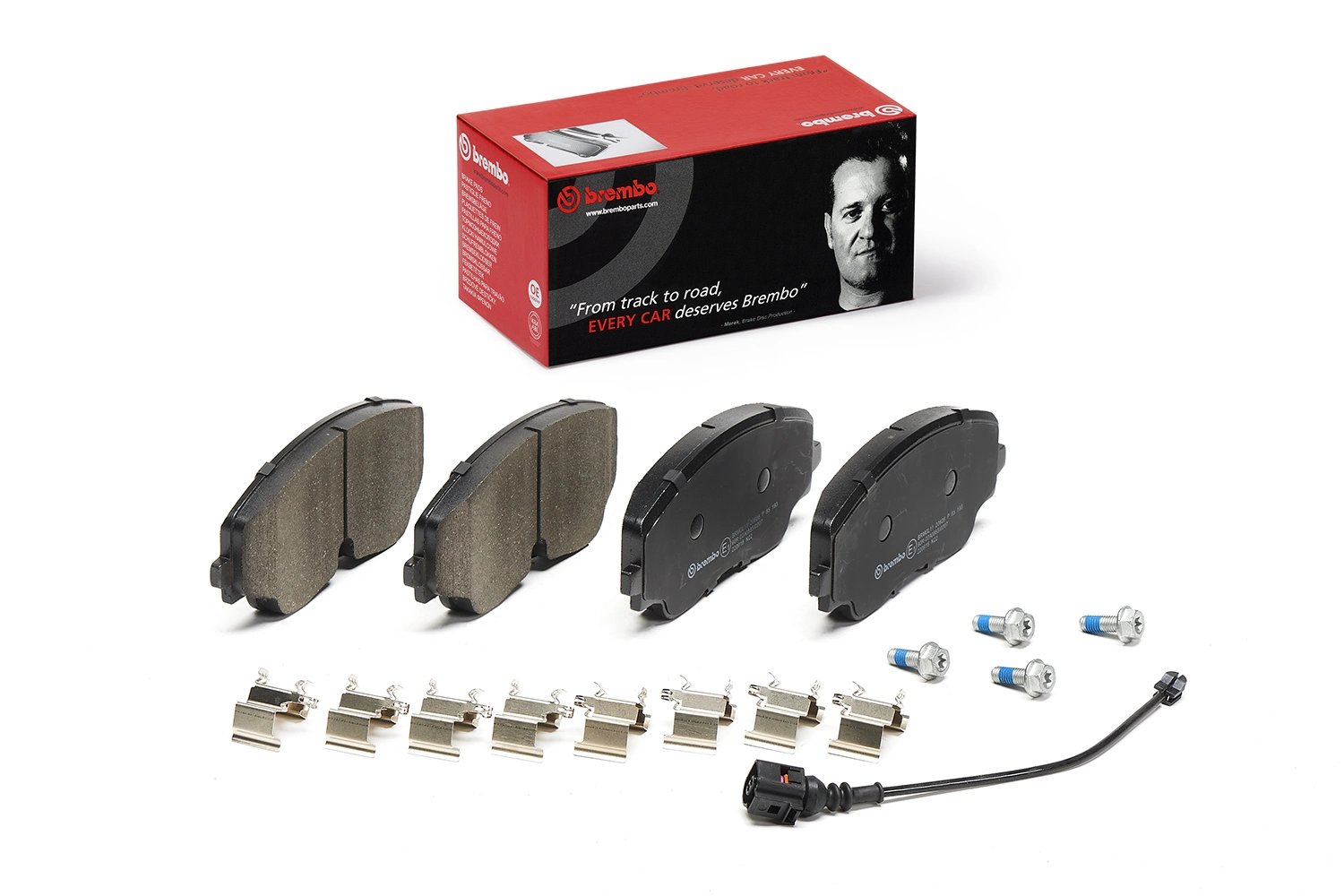 P85193 Brembo Sapatas do freio dianteiras de disco