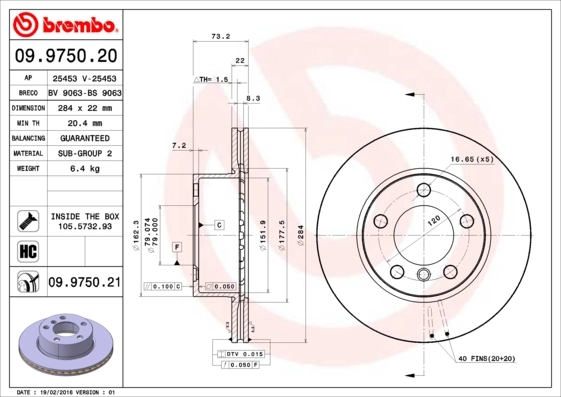 09975021 Brembo