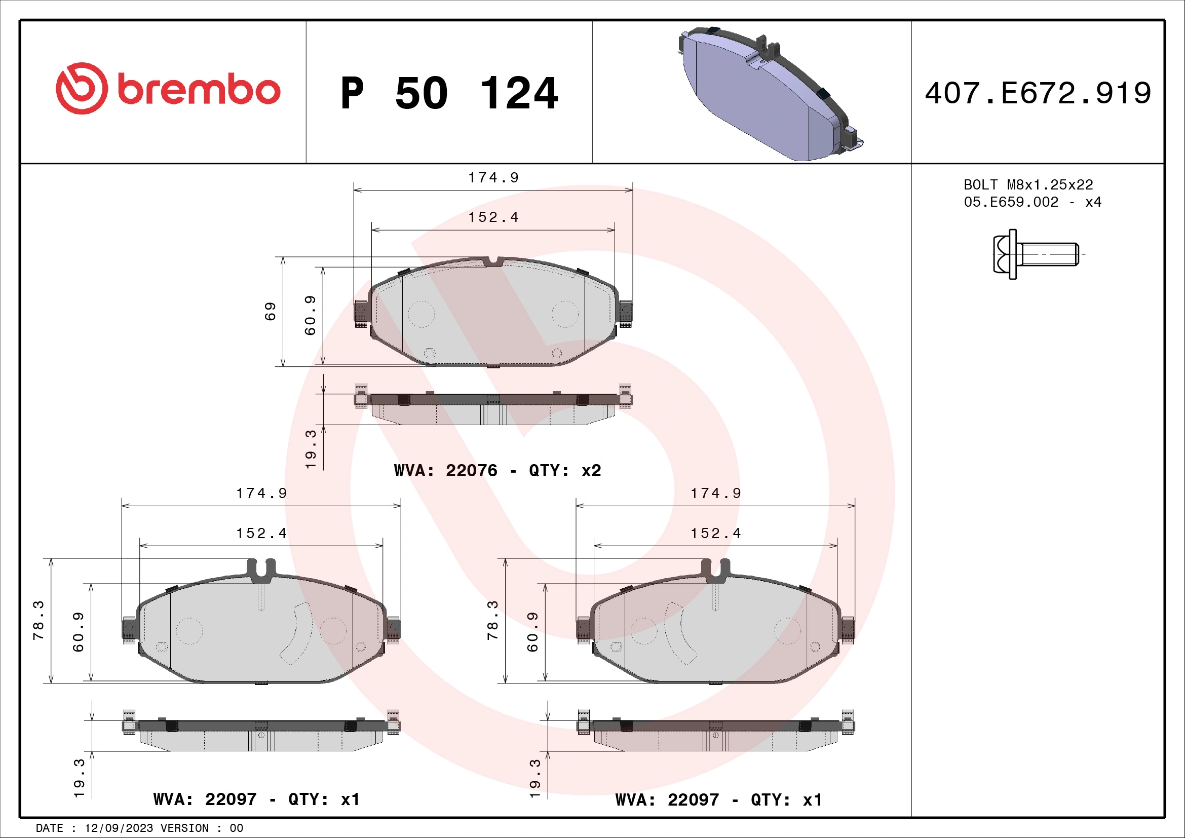 P50124 Brembo