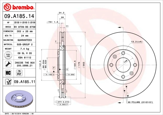 09A18514 Brembo