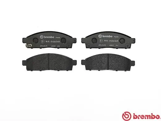 P54038 Brembo Sapatas do freio dianteiras de disco