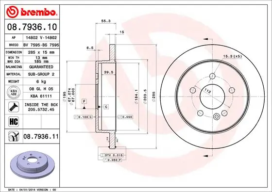 08793610 Brembo