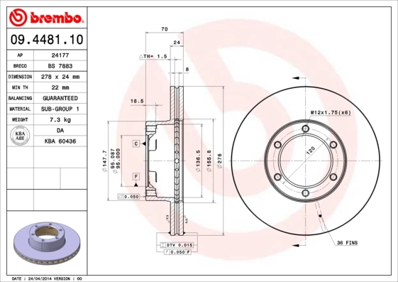 09448110 Brembo