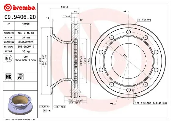 09940620 Brembo