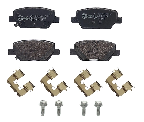 P23179 Brembo Sapatas do freio traseiras de disco