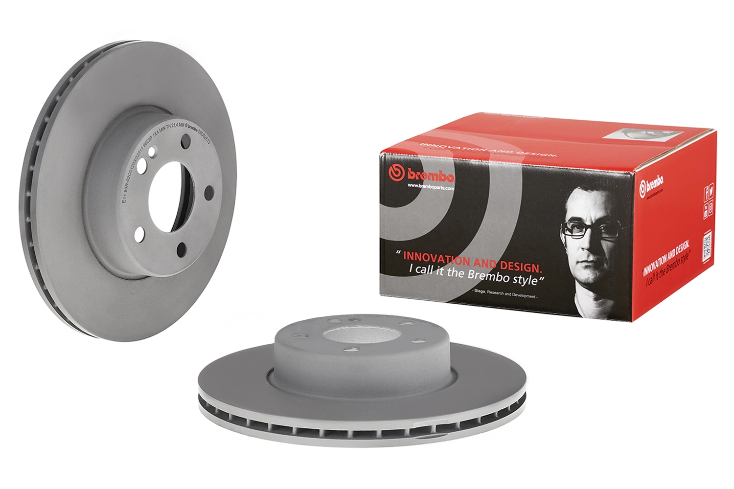 09D52513 Brembo Disco do freio dianteiro