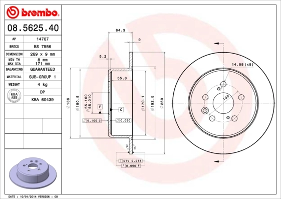 08562540 Brembo