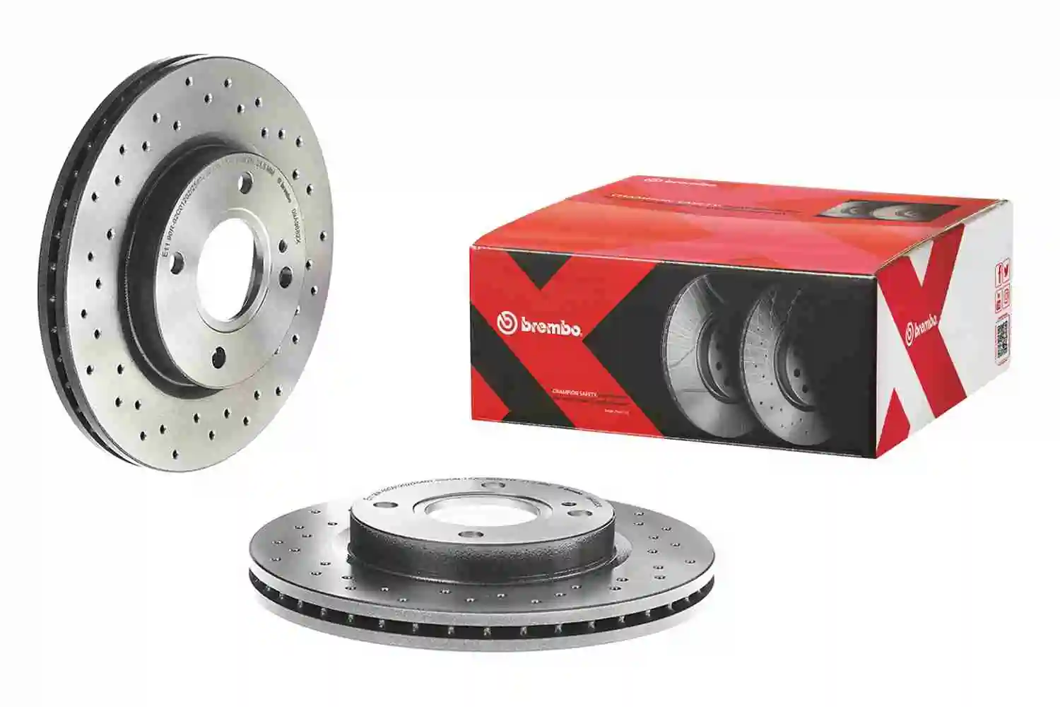 09A9682X Brembo Disco do freio dianteiro