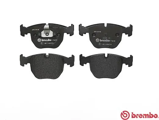 P06021 Brembo Sapatas do freio dianteiras de disco