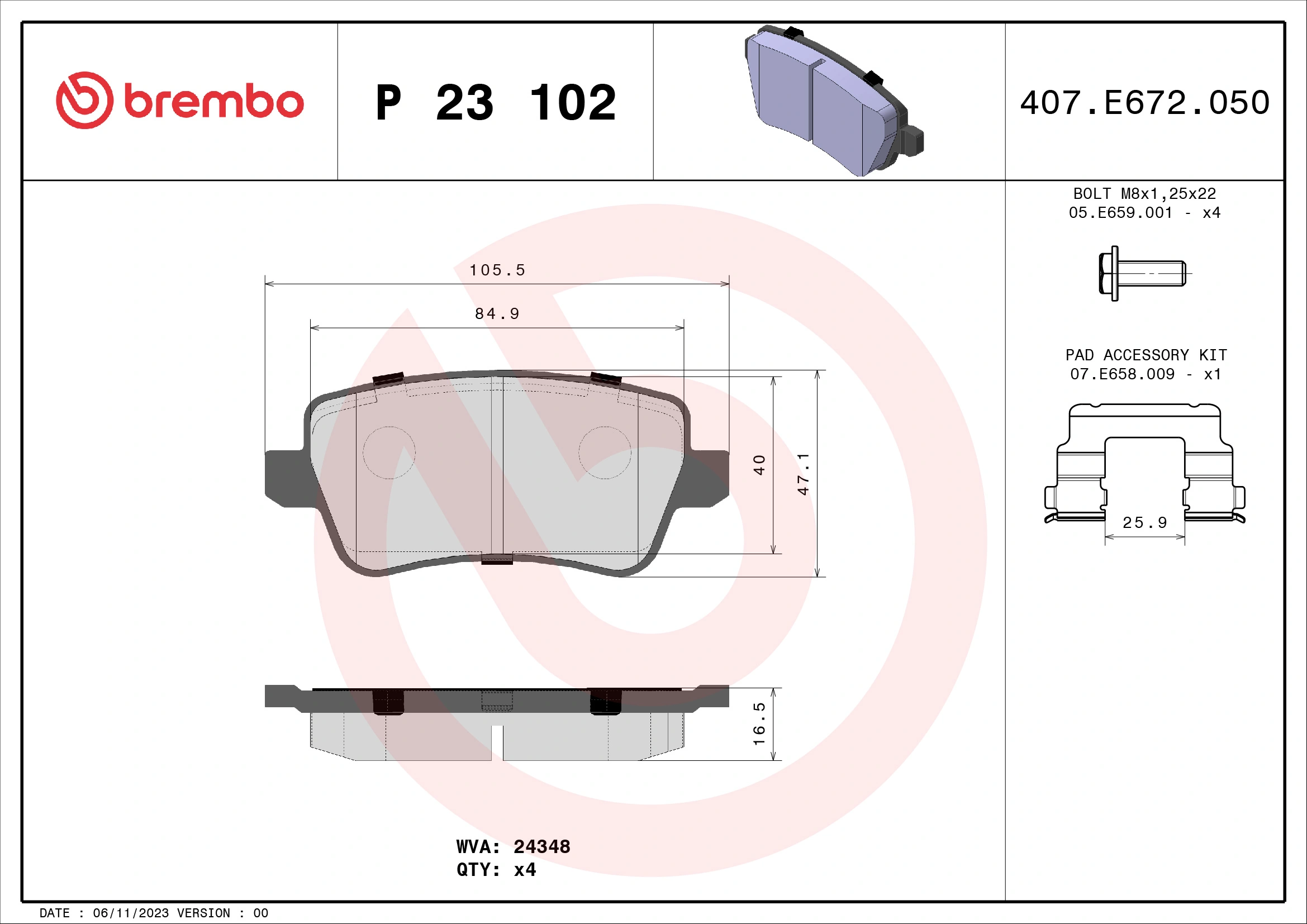 P23102 Brembo