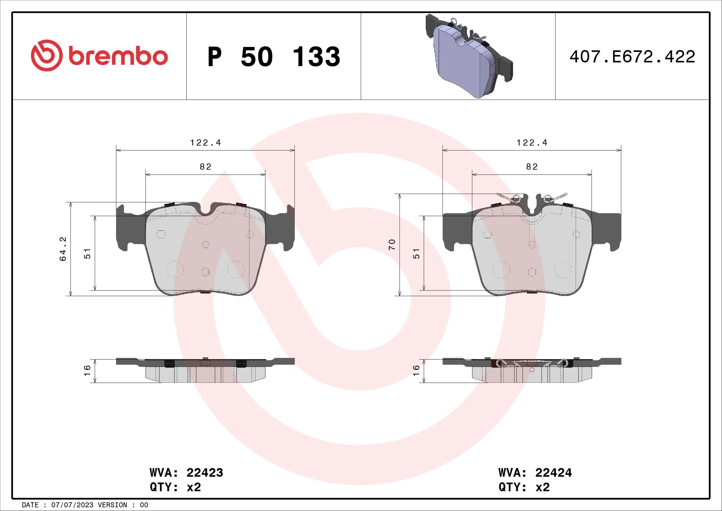 P50133 Brembo