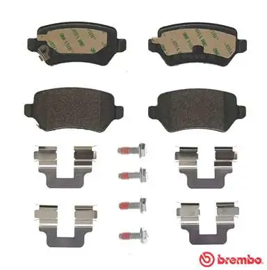 P59038 Brembo Sapatas do freio traseiras de disco