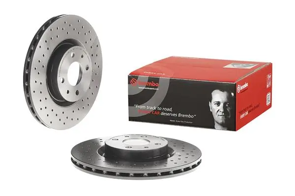 09C64511 Brembo Disco do freio dianteiro