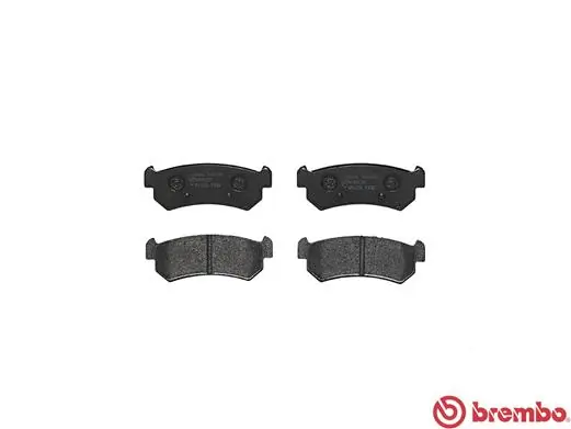 P10001 Brembo Sapatas do freio traseiras de disco