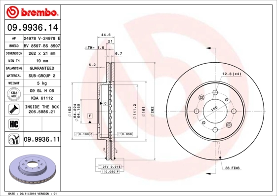 09993611 Brembo