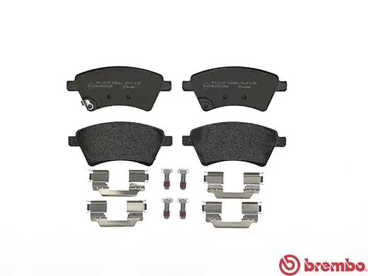 P23105 Brembo Sapatas do freio dianteiras de disco