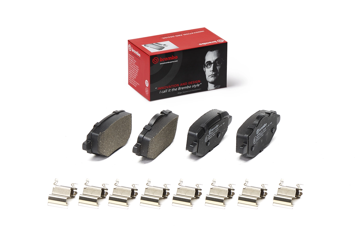 P61140 Brembo Sapatas do freio traseiras de disco