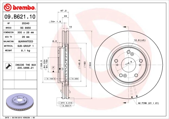 09B62110 Brembo
