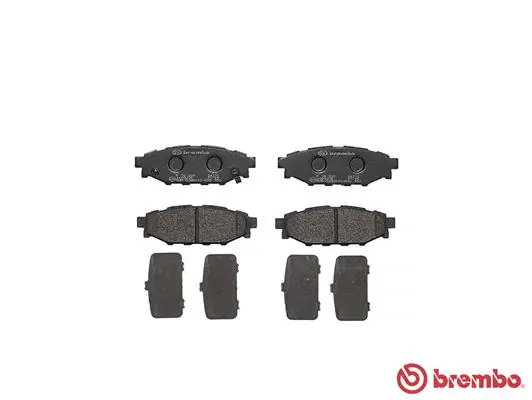 P78020 Brembo Sapatas do freio traseiras de disco