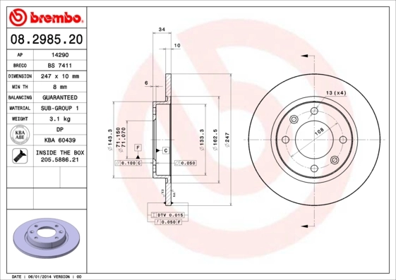08298520 Brembo
