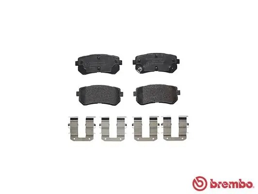 P30068 Brembo Sapatas do freio traseiras de disco
