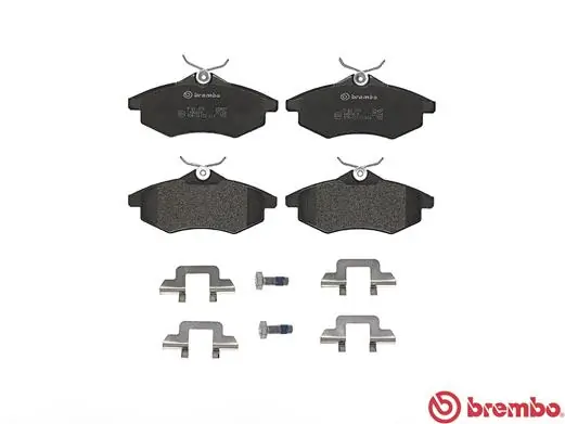 P61074 Brembo Sapatas do freio dianteiras de disco