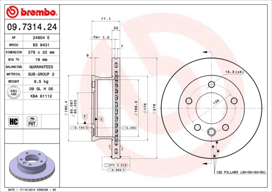 09731424 Brembo