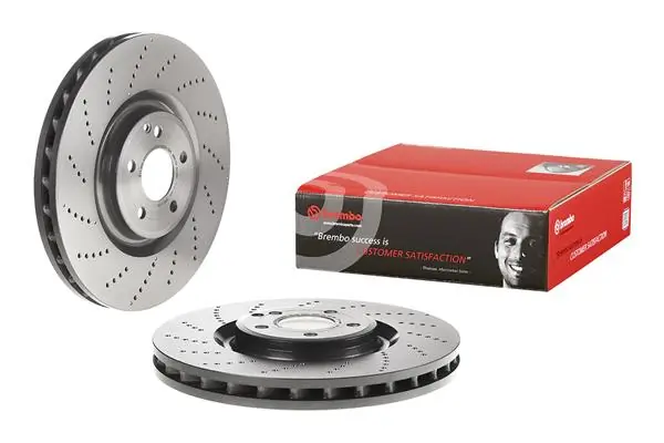 09B74751 Brembo Disco do freio dianteiro