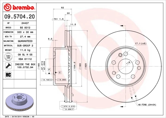 09570420 Brembo