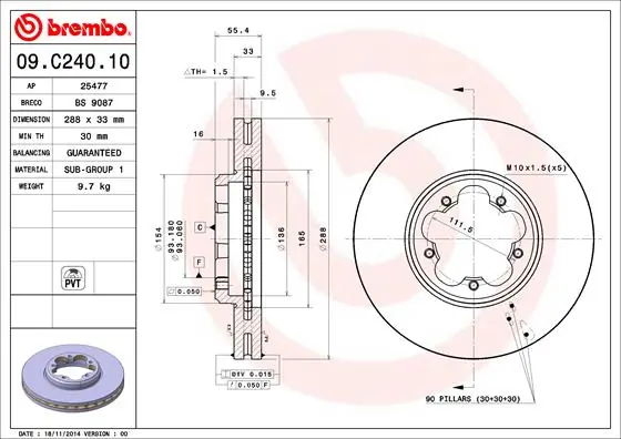 09C24010 Brembo