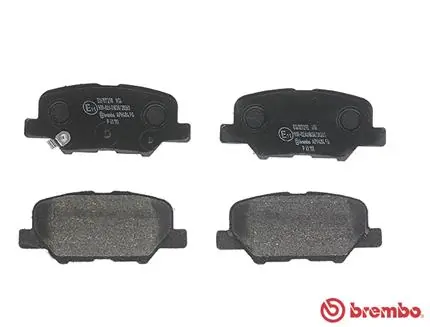 P61111 Brembo Sapatas do freio traseiras de disco
