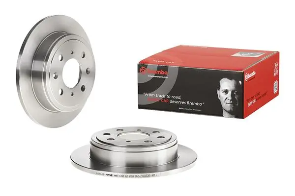 08710414 Brembo Disco do freio traseiro
