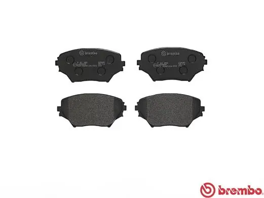 P83055 Brembo Sapatas do freio dianteiras de disco