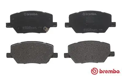 P23164 Brembo Sapatas do freio dianteiras de disco