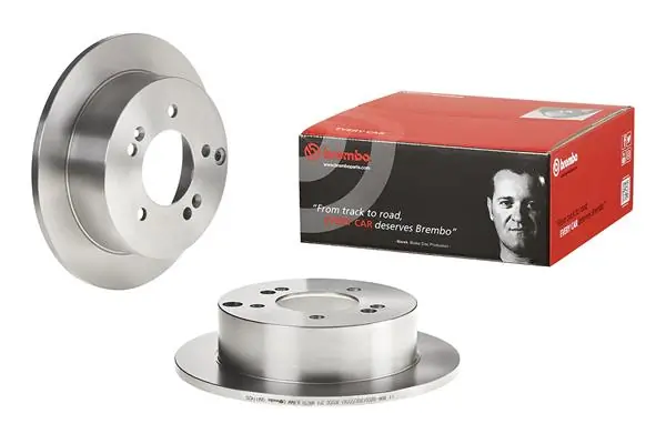 08A11420 Brembo Disco do freio traseiro