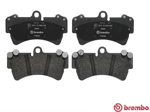 P85065 Brembo Sapatas do freio dianteiras de disco