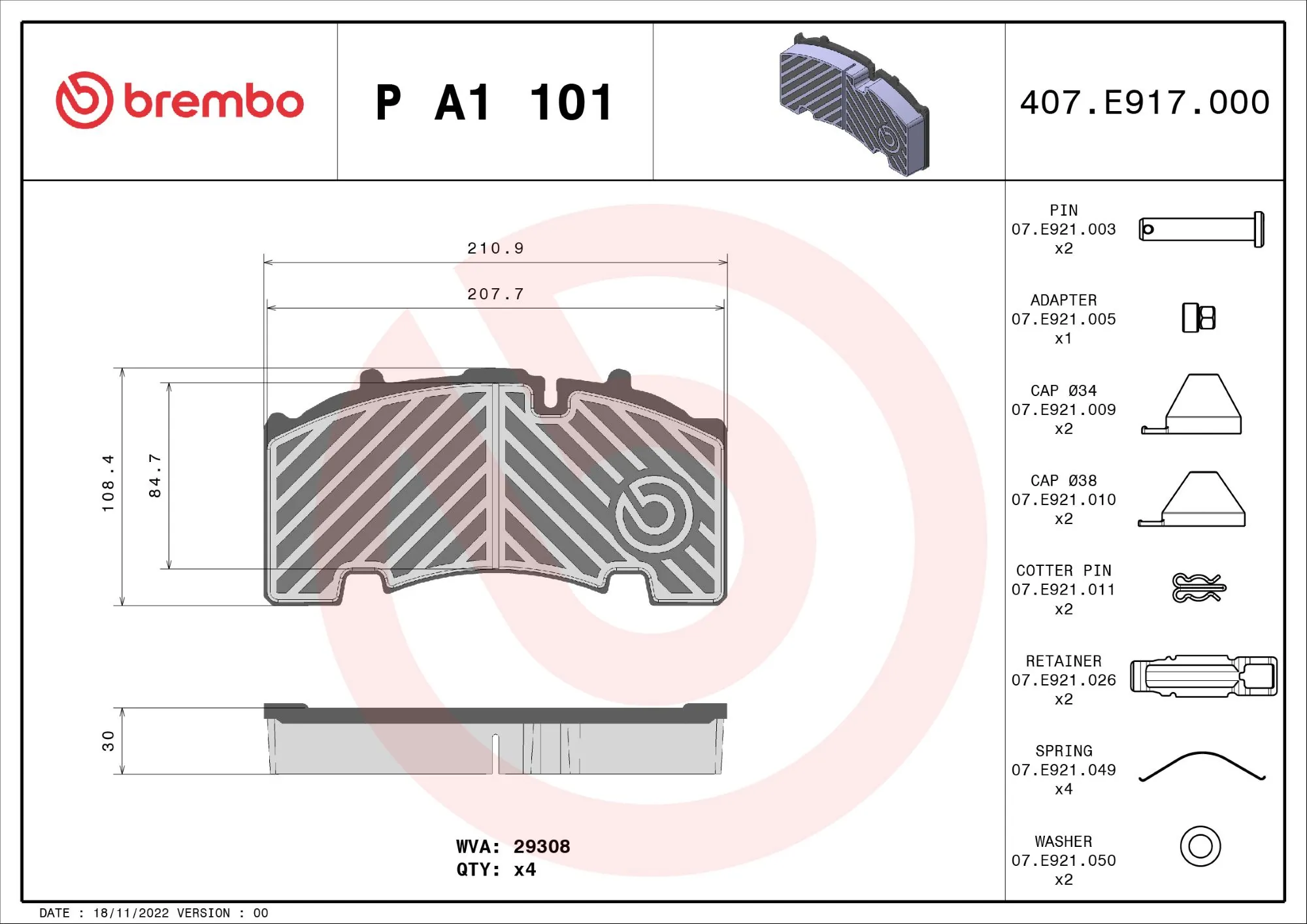 PA1101 Brembo