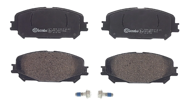 P68071 Brembo Sapatas do freio dianteiras de disco
