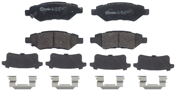 P09014 Brembo Sapatas do freio traseiras de disco