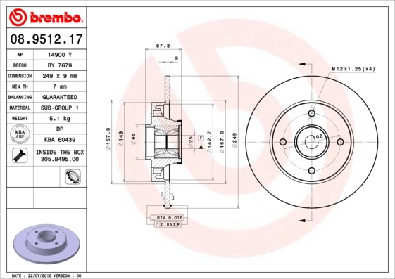 08951217 Brembo