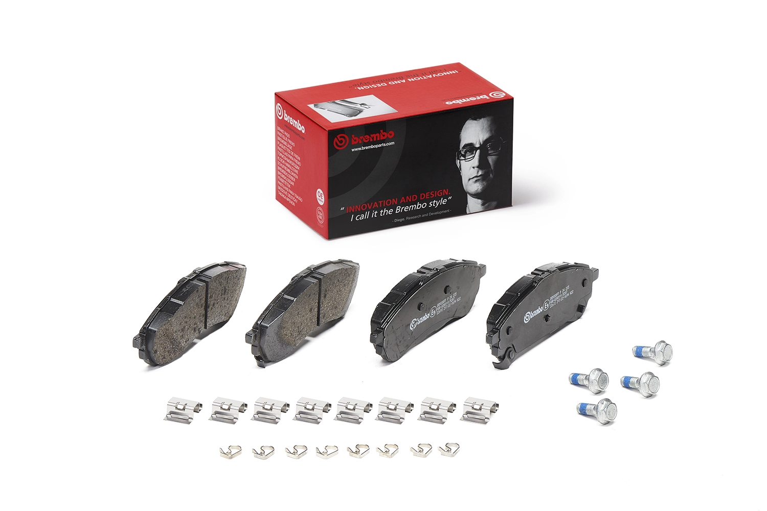P24235 Brembo Sapatas do freio traseiras de disco