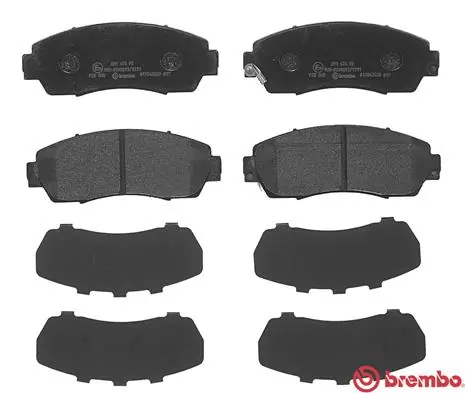 P28068 Brembo Sapatas do freio dianteiras de disco
